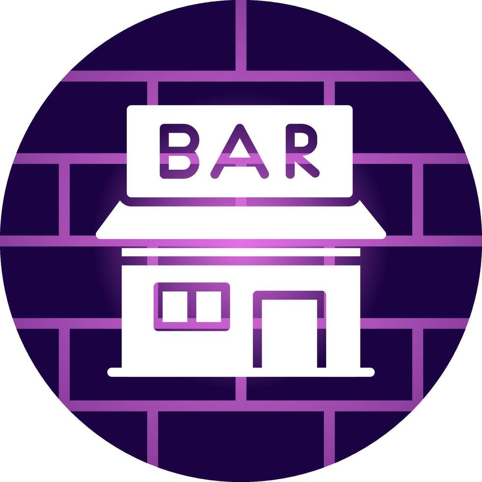 Bar Creative Icon Design vector