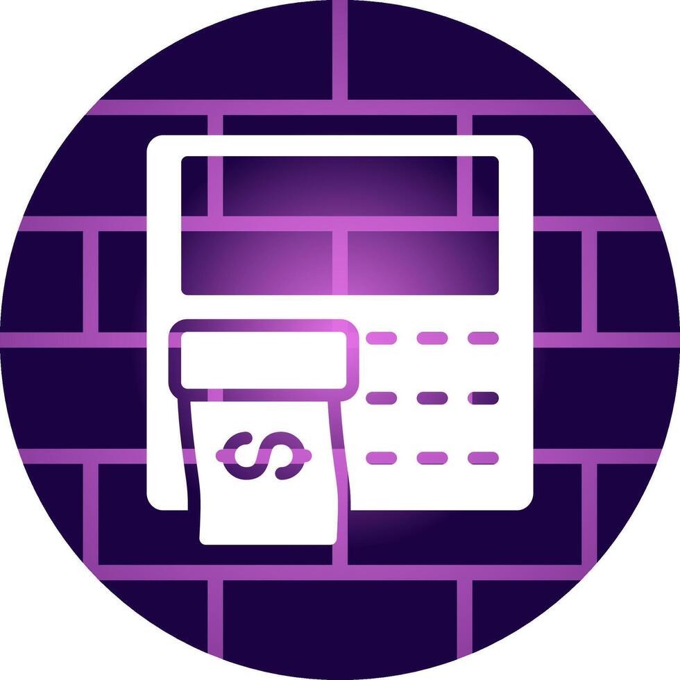 Atm Creative Icon Design vector