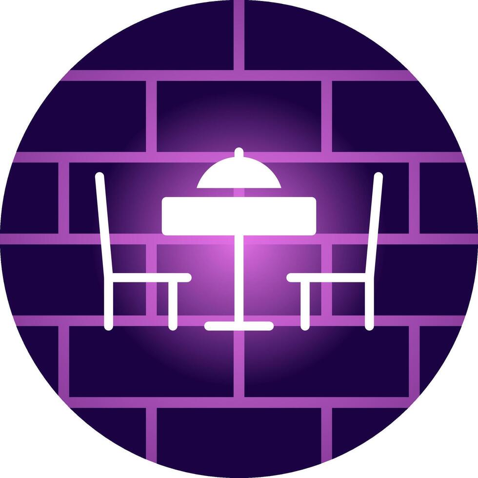 Dinner Creative Icon Design vector