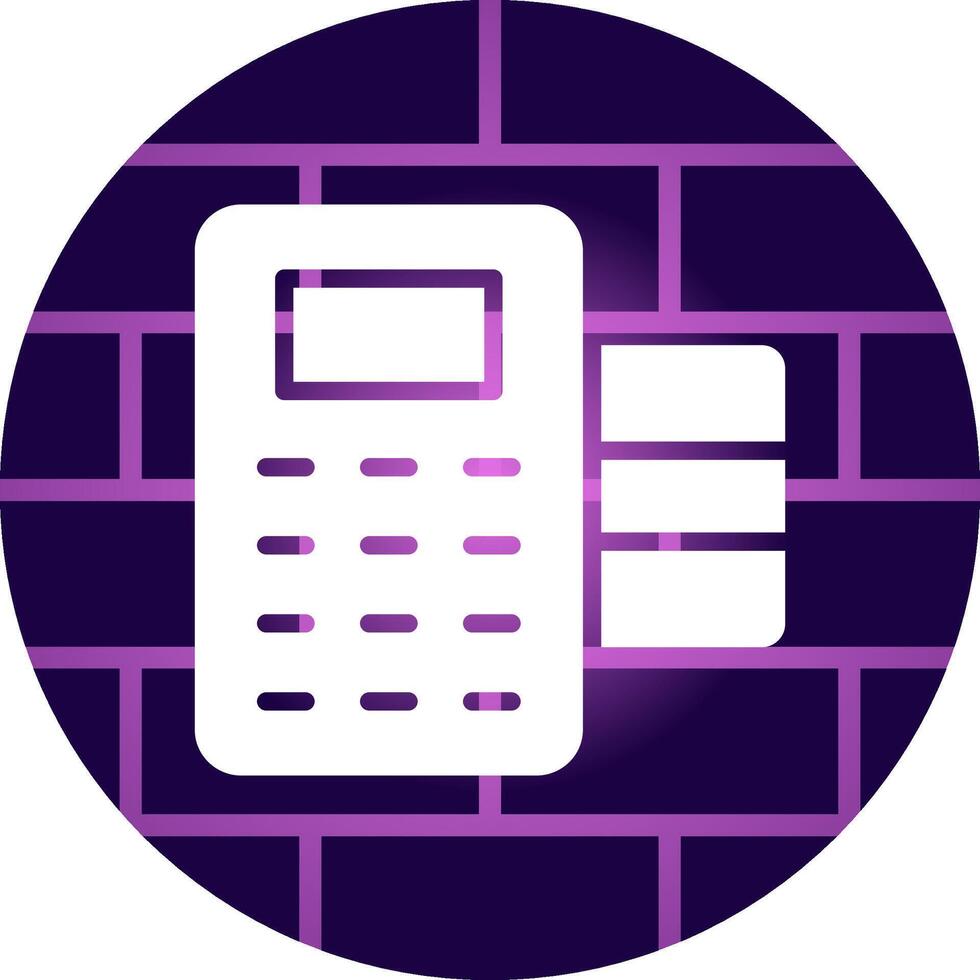 POS Terminal Creative Icon Design vector