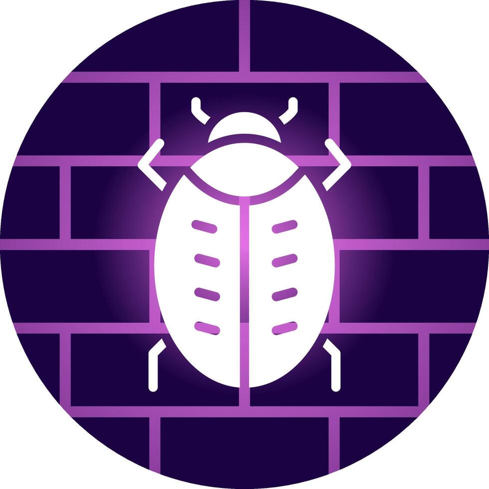 Bug Creative Icon Design vector