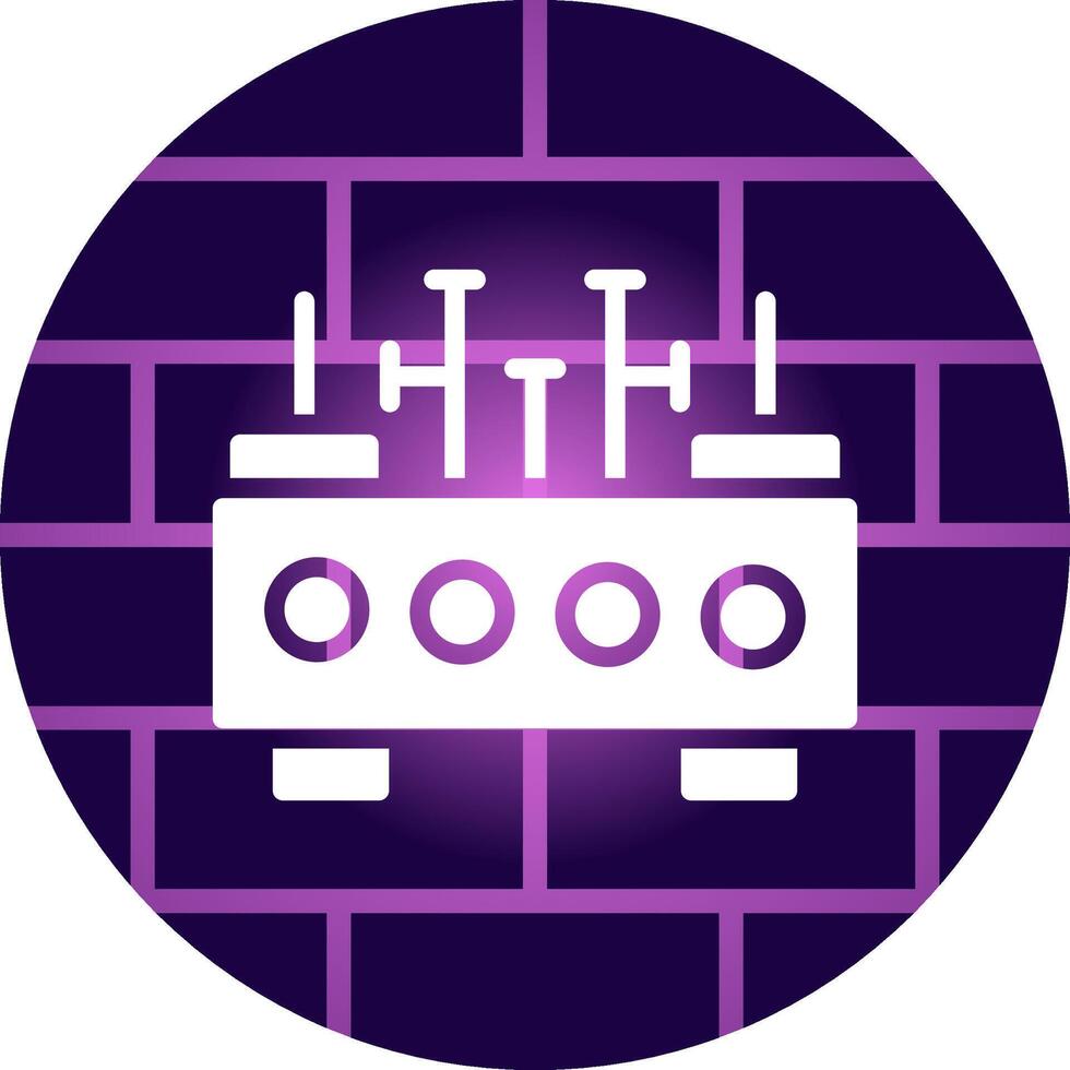 Wifi Router Creative Icon Design vector