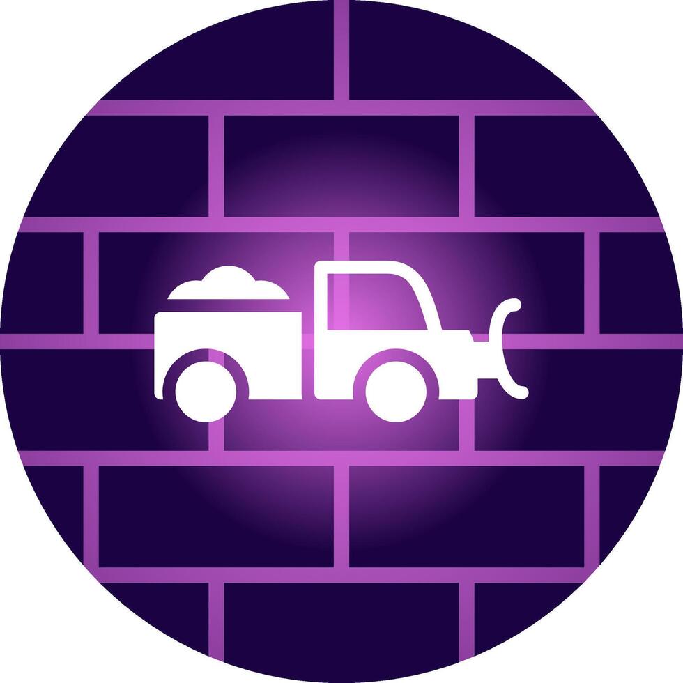 Snowplow Creative Icon Design vector