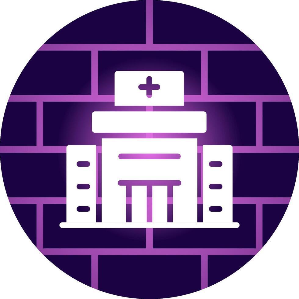 diseño de icono creativo de hospital vector