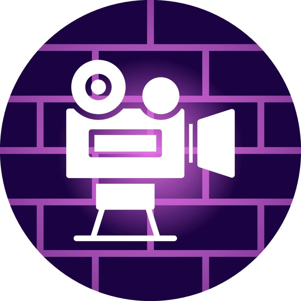 diseño de icono creativo de cámara de video vector