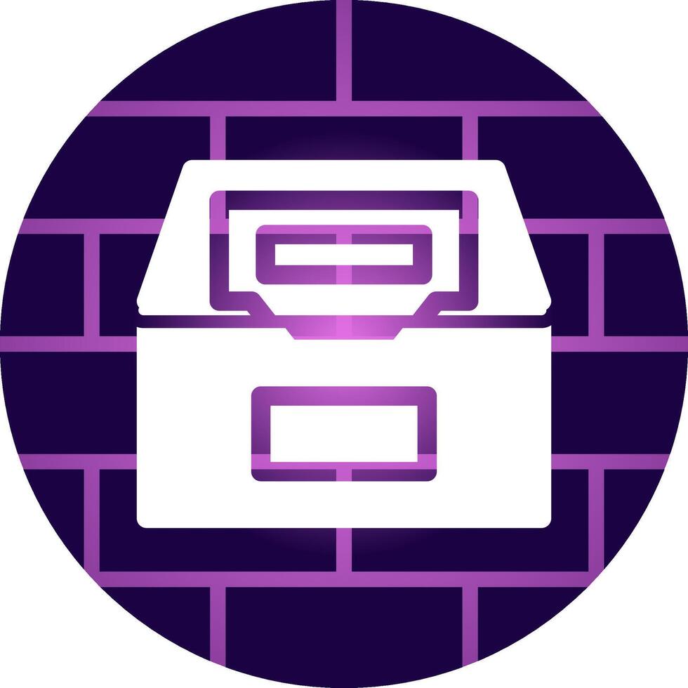 Files Box Creative Icon Design vector