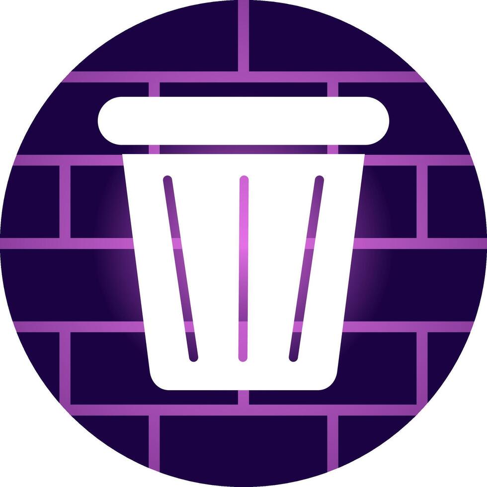 Trash Creative Icon Design vector