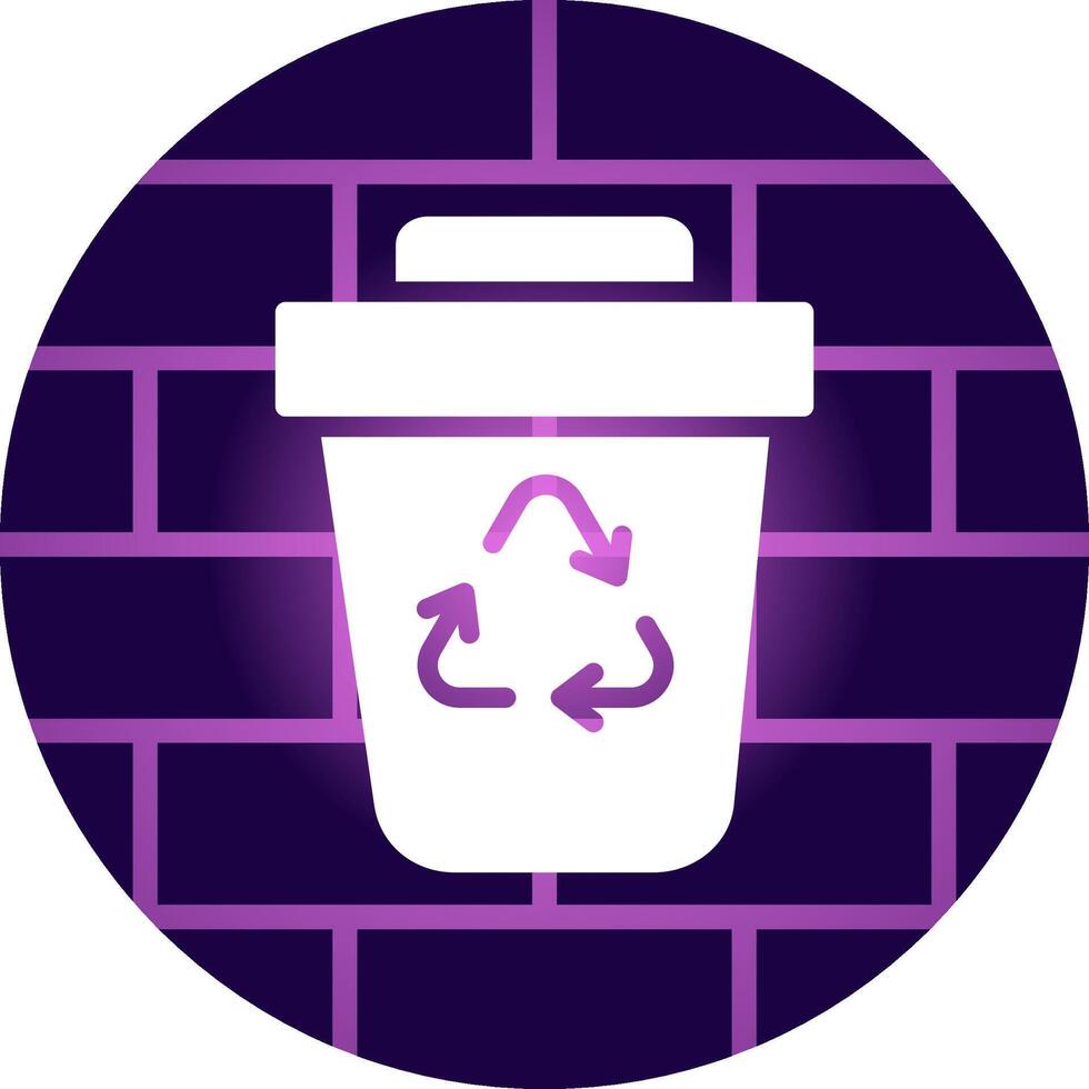 Garbage Creative Icon Design vector