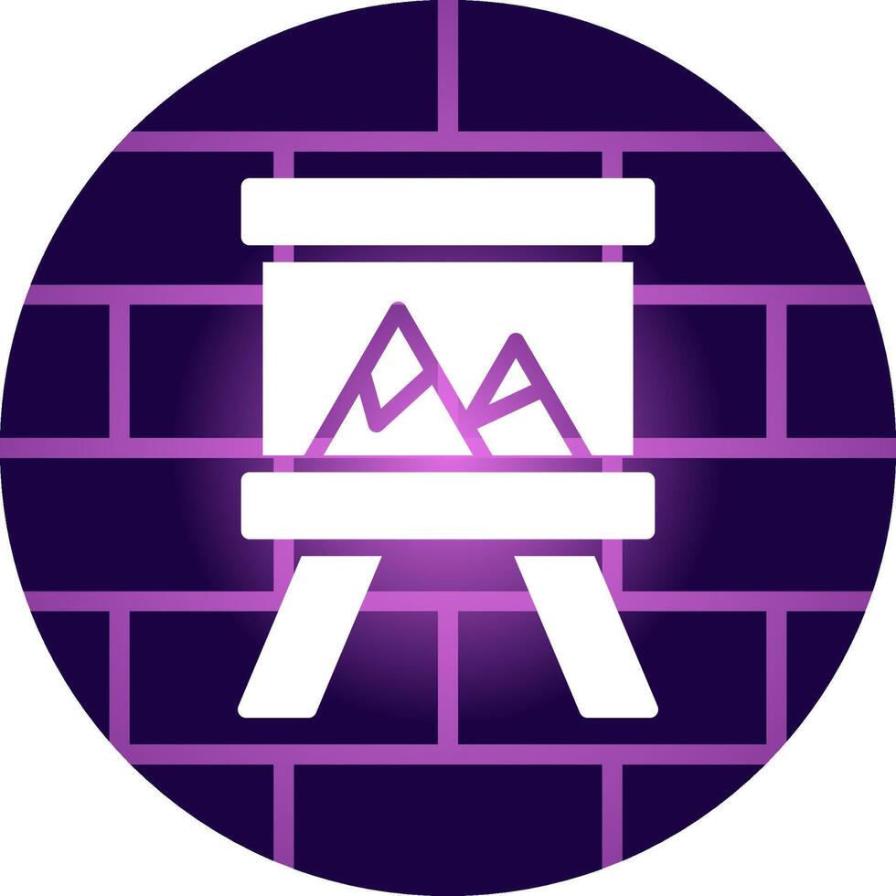 Canvas Creative Icon Design vector