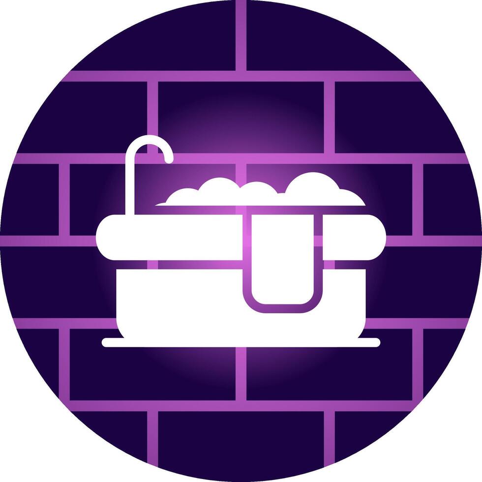 Bathtub Creative Icon Design vector