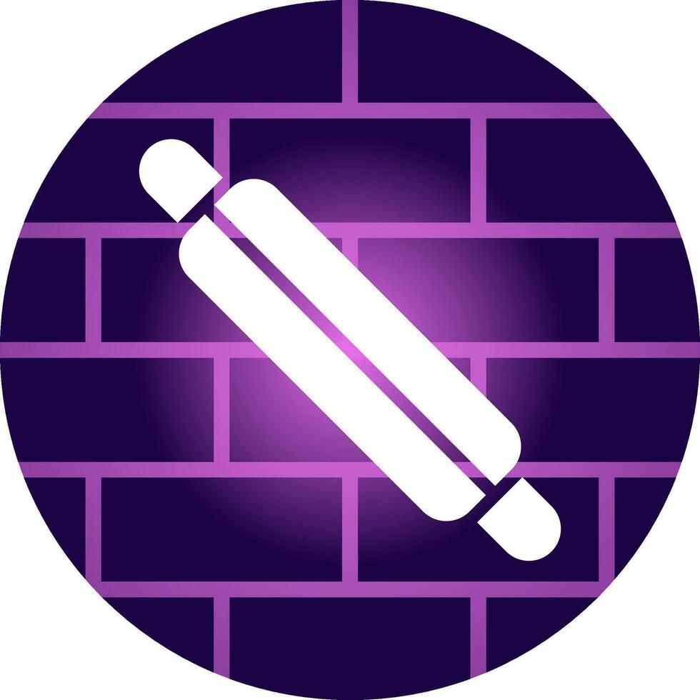 Rolling Pin Creative Icon Design vector