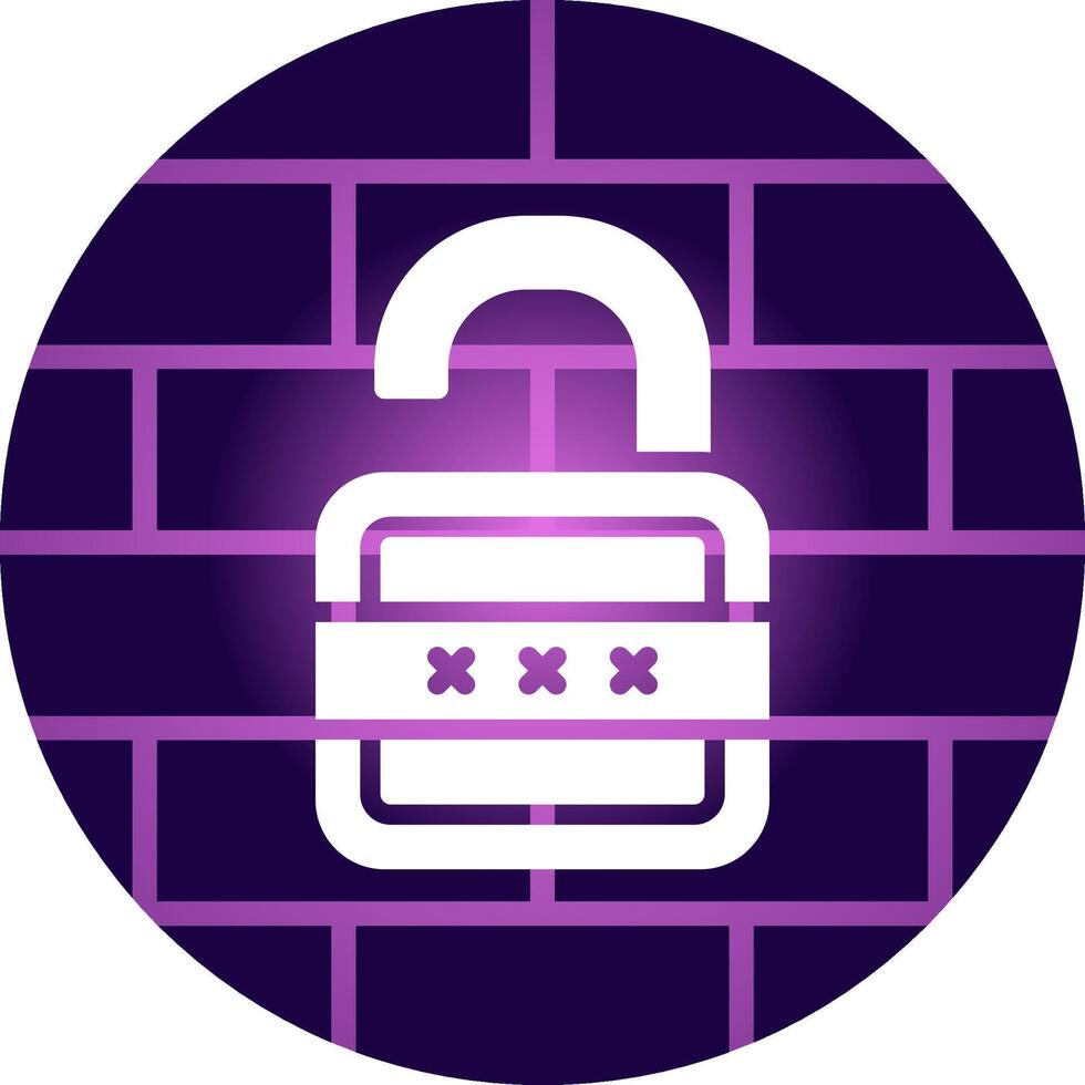 Lock Open Creative Icon Design vector