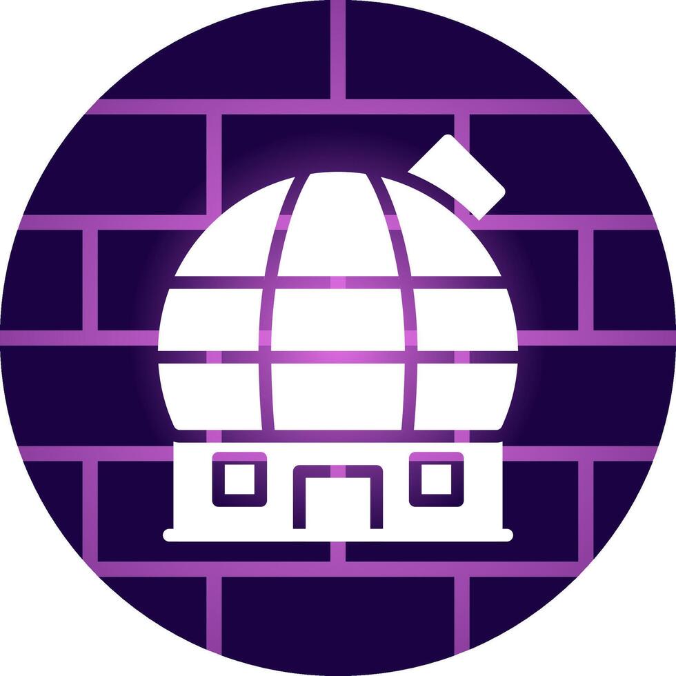 Observatory Creative Icon Design vector