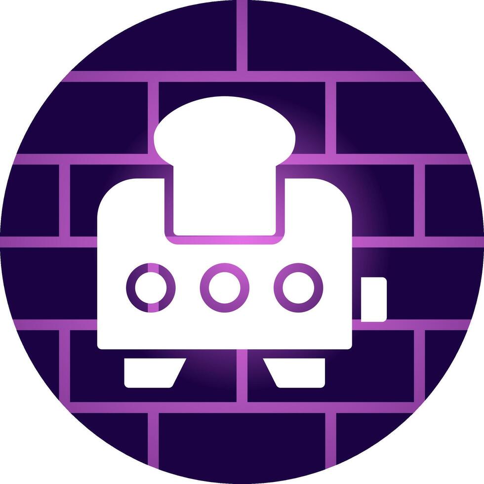 Toaster Creative Icon Design vector