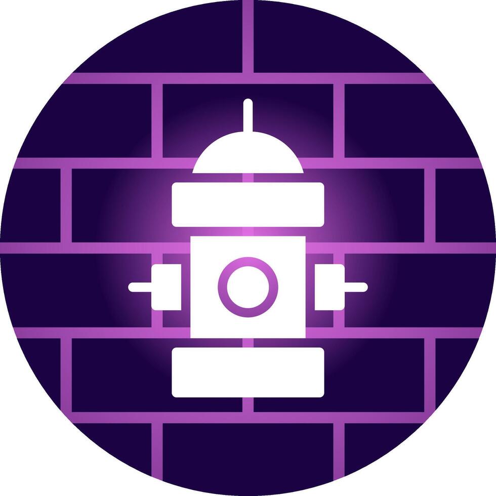 Fire Hydrant Creative Icon Design vector