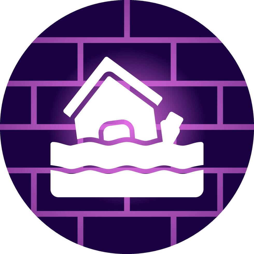 Flood Creative Icon Design vector