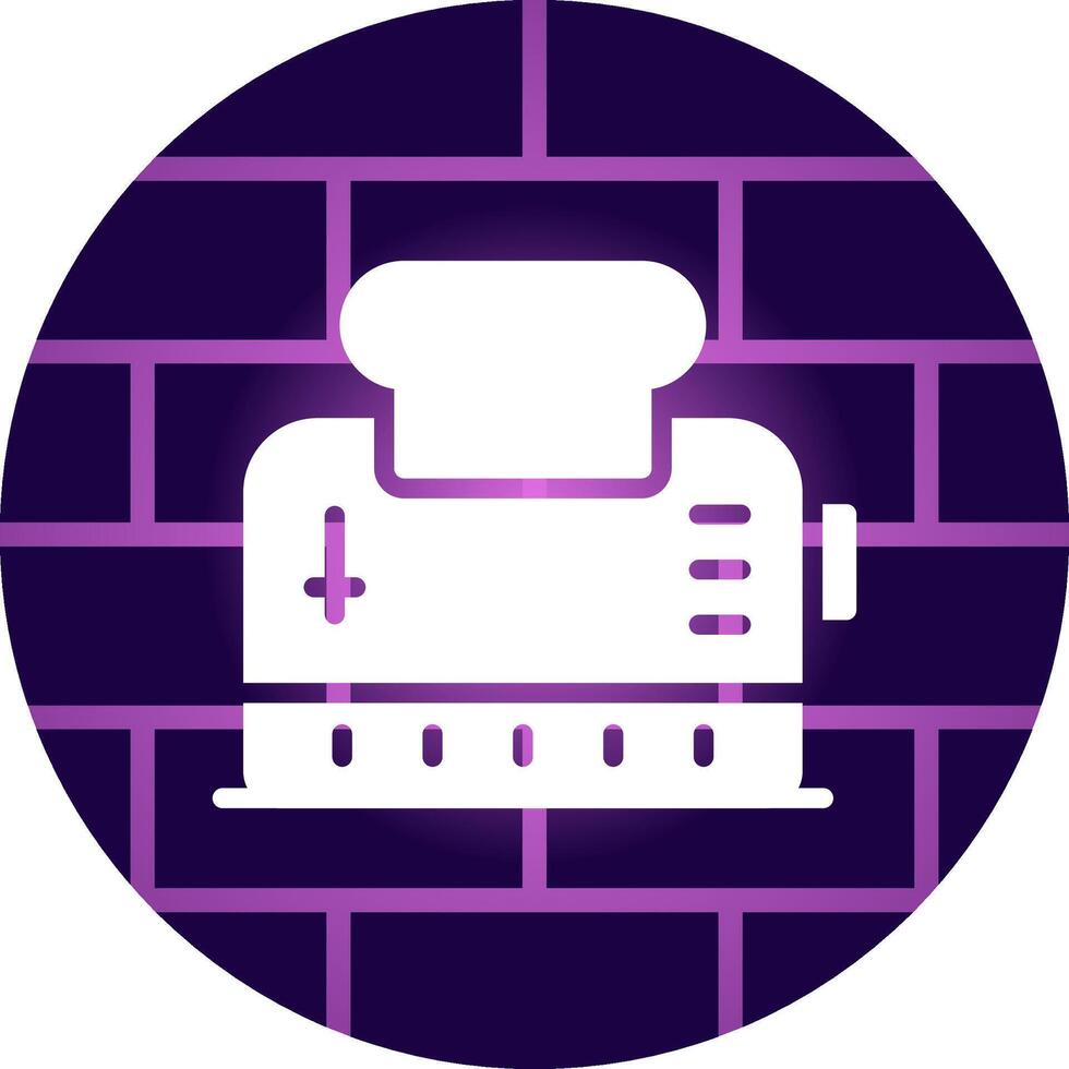 Toaster Creative Icon Design vector