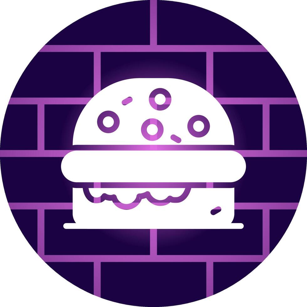 Burguer Creative Icon Design vector