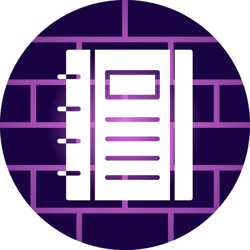 Notebook Creative Icon Design vector