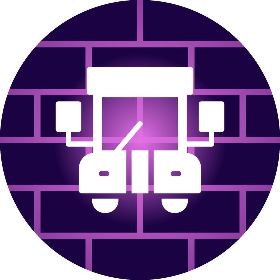 School Bus Creative Icon Design vector