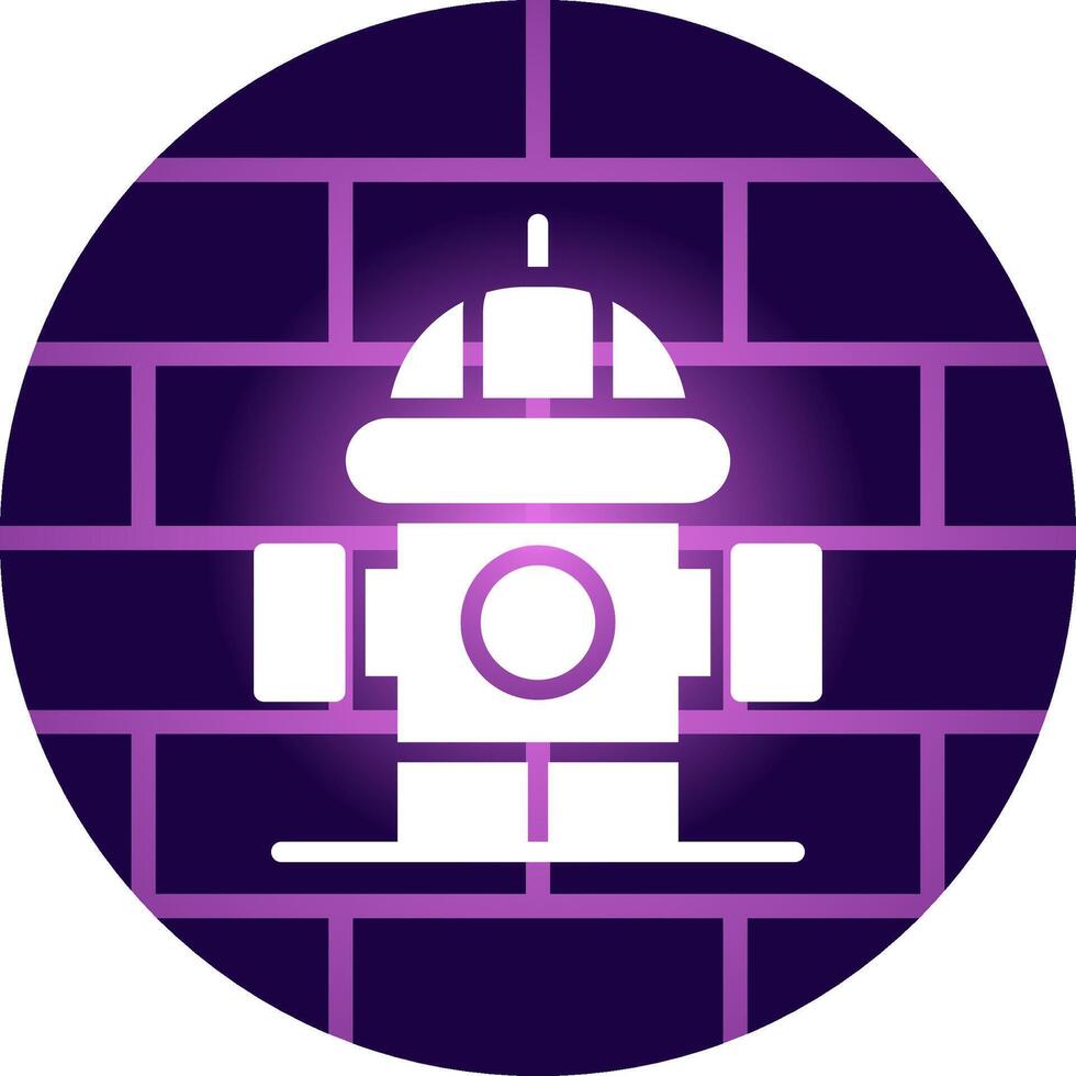 Fire Hydrant Creative Icon Design vector