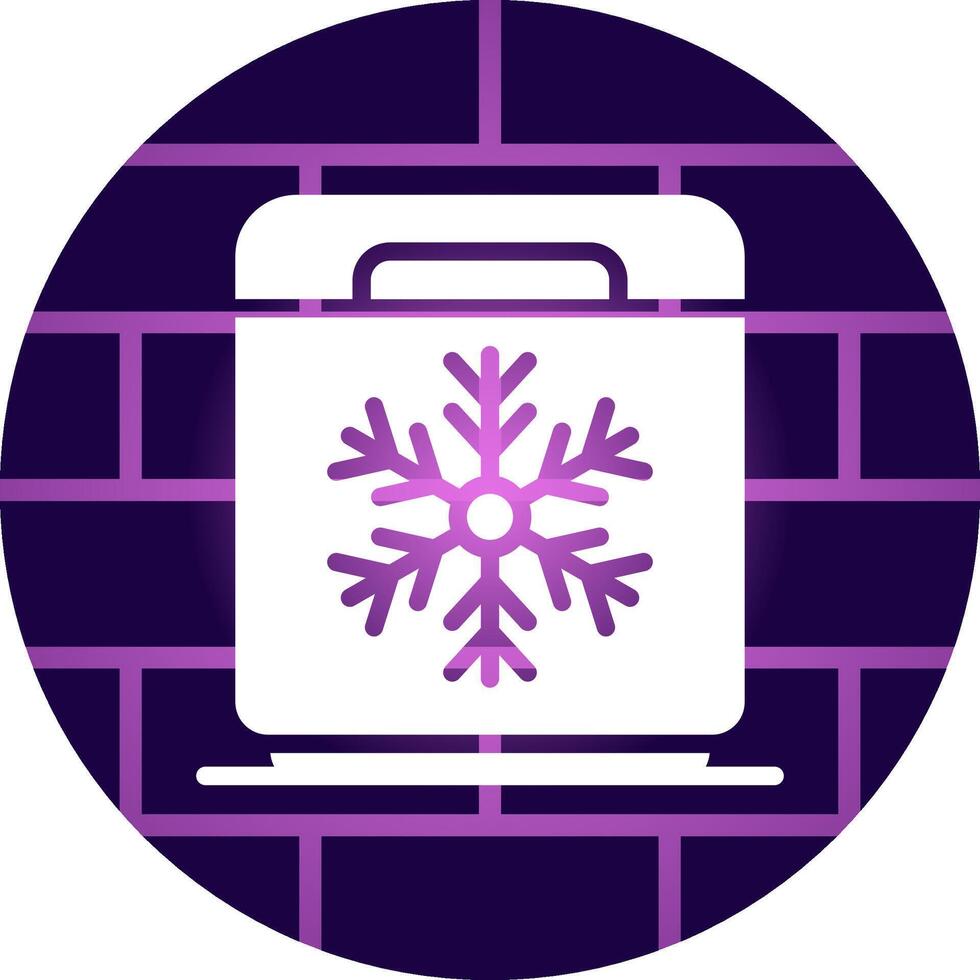 Freezer Creative Icon Design vector