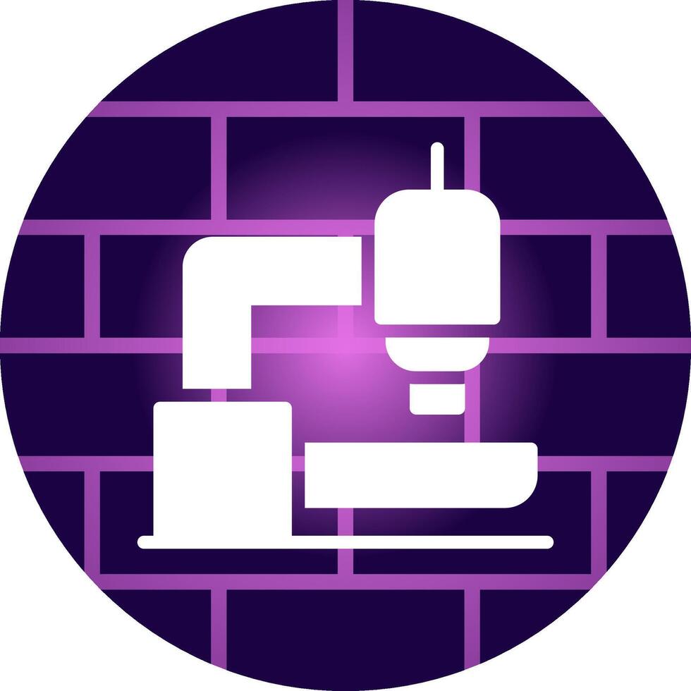 Microscope Creative Icon Design vector