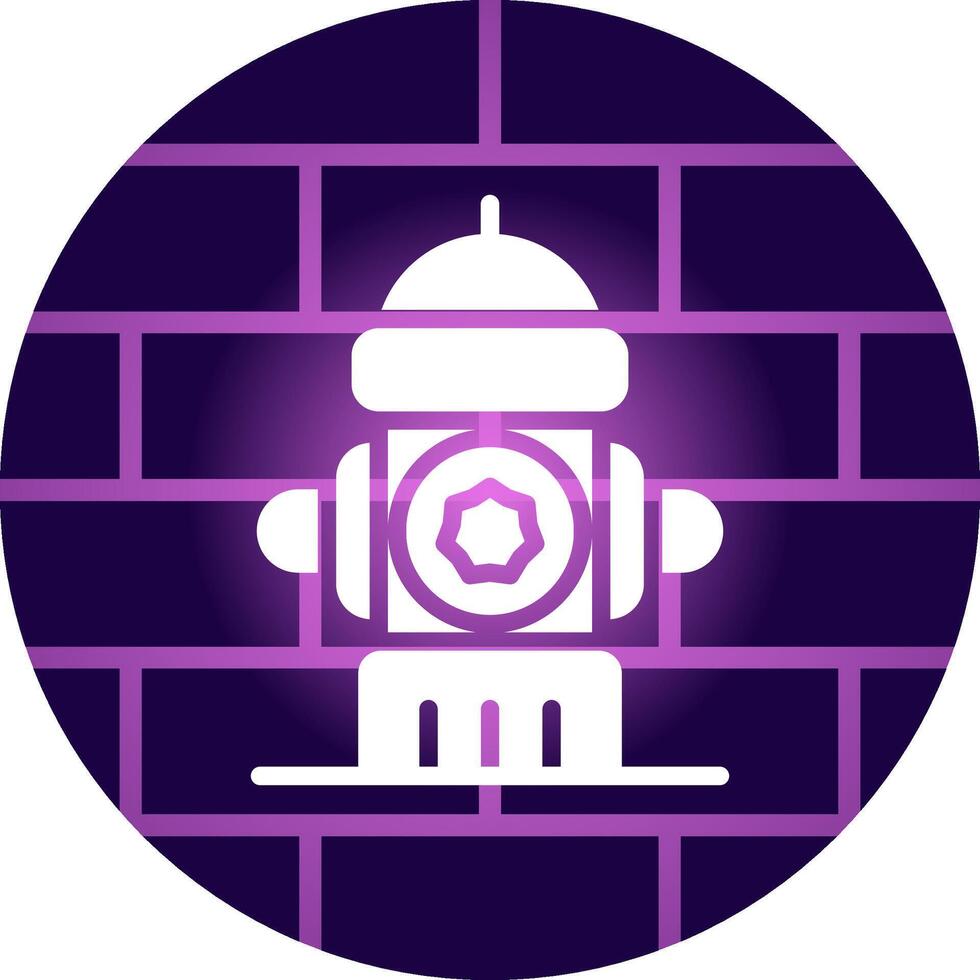 Hydrant Creative Icon Design vector