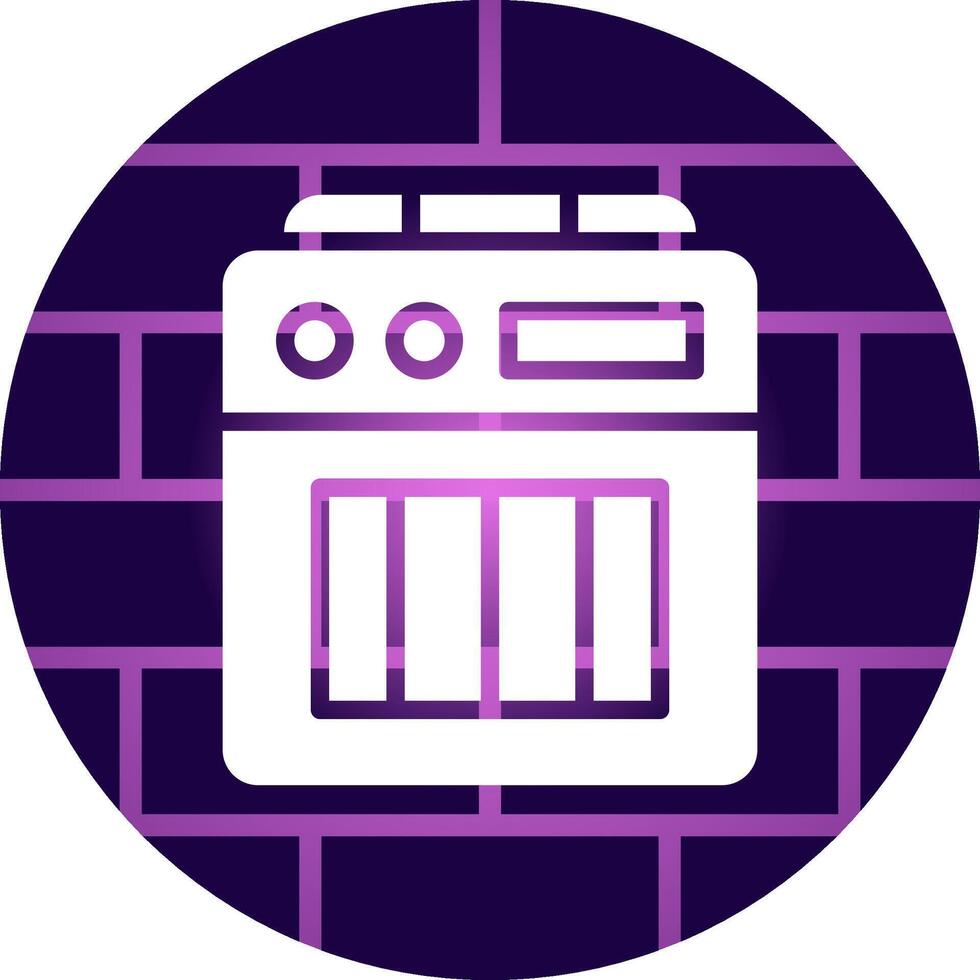Amplifier Box Creative Icon Design vector