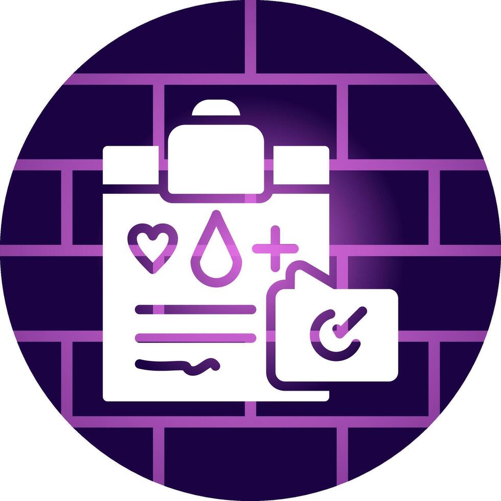 Medical Record Creative Icon Design vector