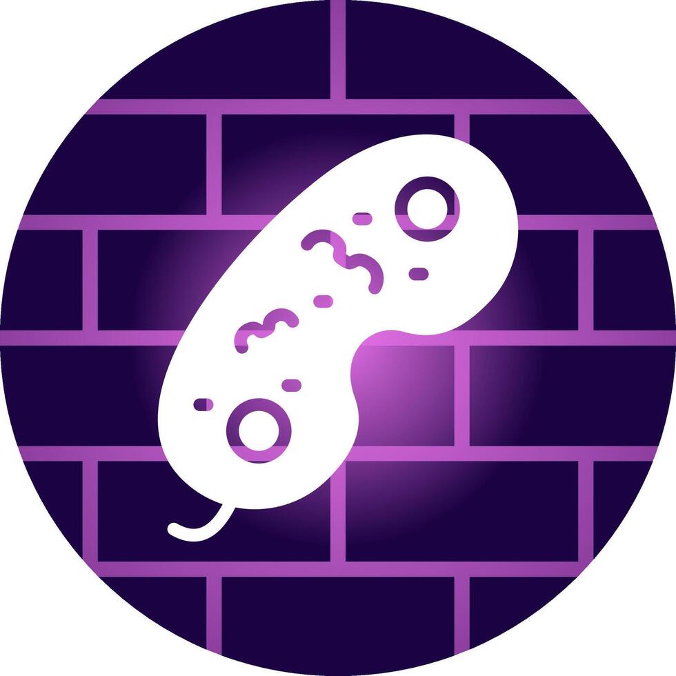 diseño de icono creativo de bacterias vector