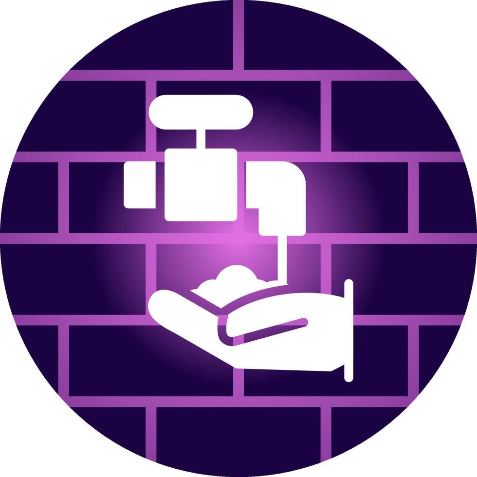 Handwash Creative Icon Design vector