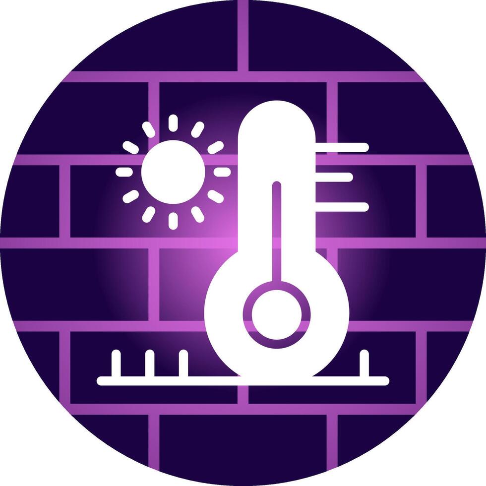 High Temperature Creative Icon Design vector
