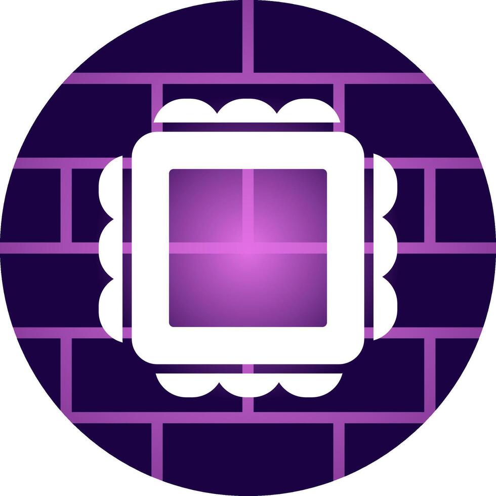 Magic Mirror Creative Icon Design vector