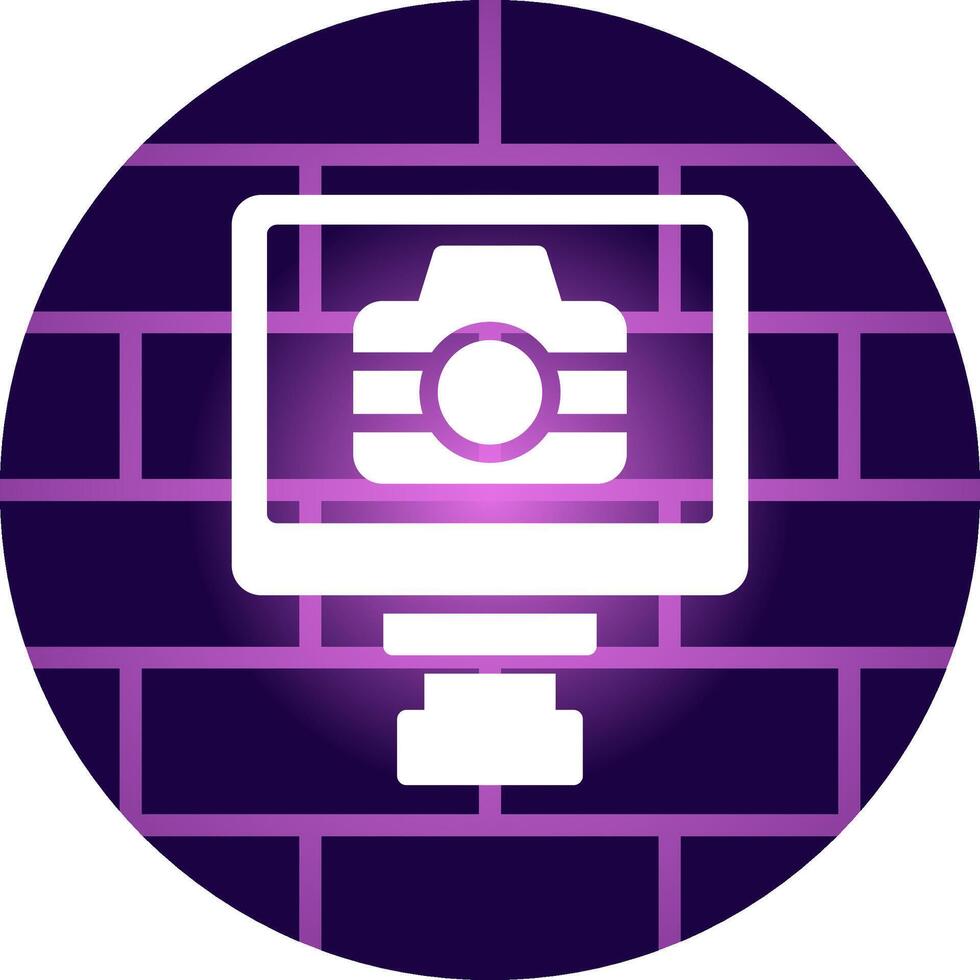 Lcd Camera Creative Icon Design vector