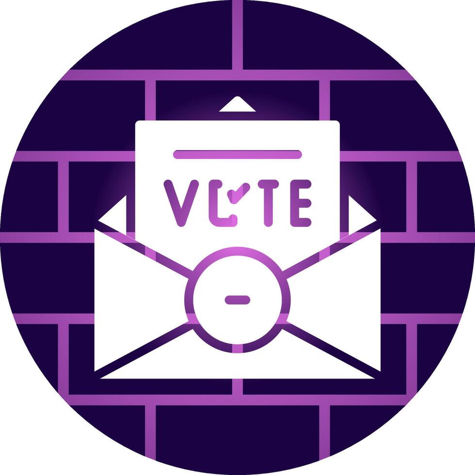 votar diseño de icono creativo vector