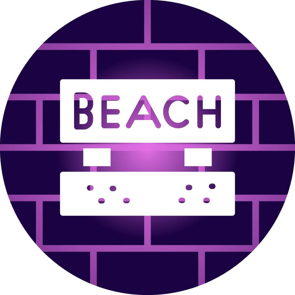 Beach Creative Icon Design vector
