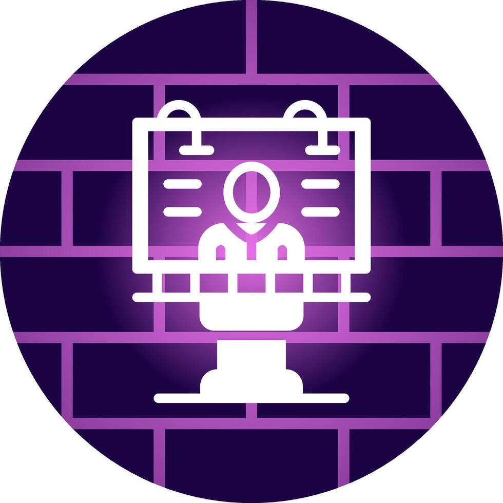 Billboard Creative Icon Design vector