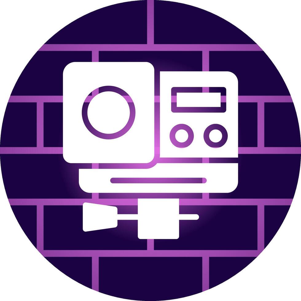 Action Camera Creative Icon Design vector