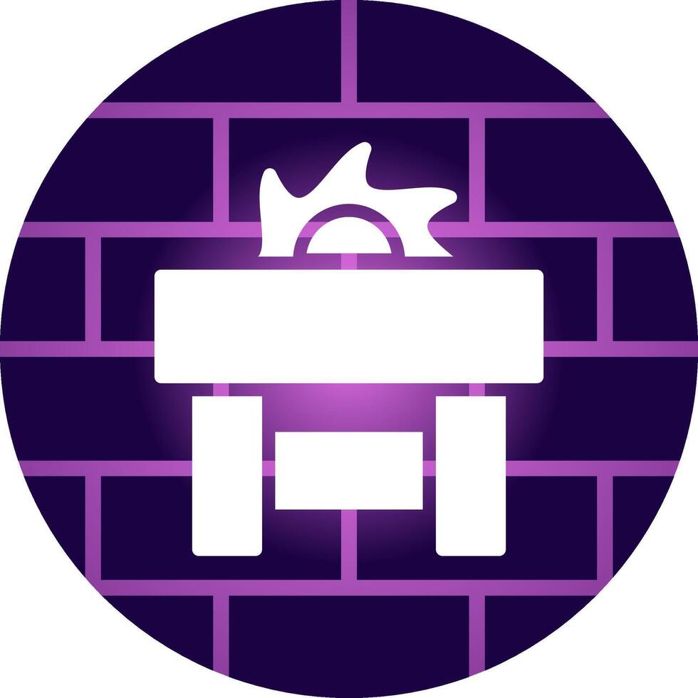 Saw Blade Creative Icon Design vector