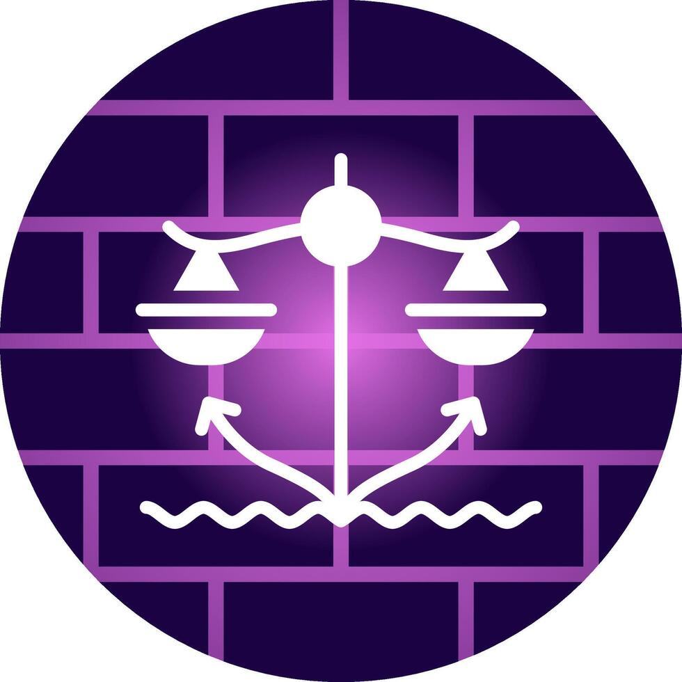 Law Creative Icon Design vector