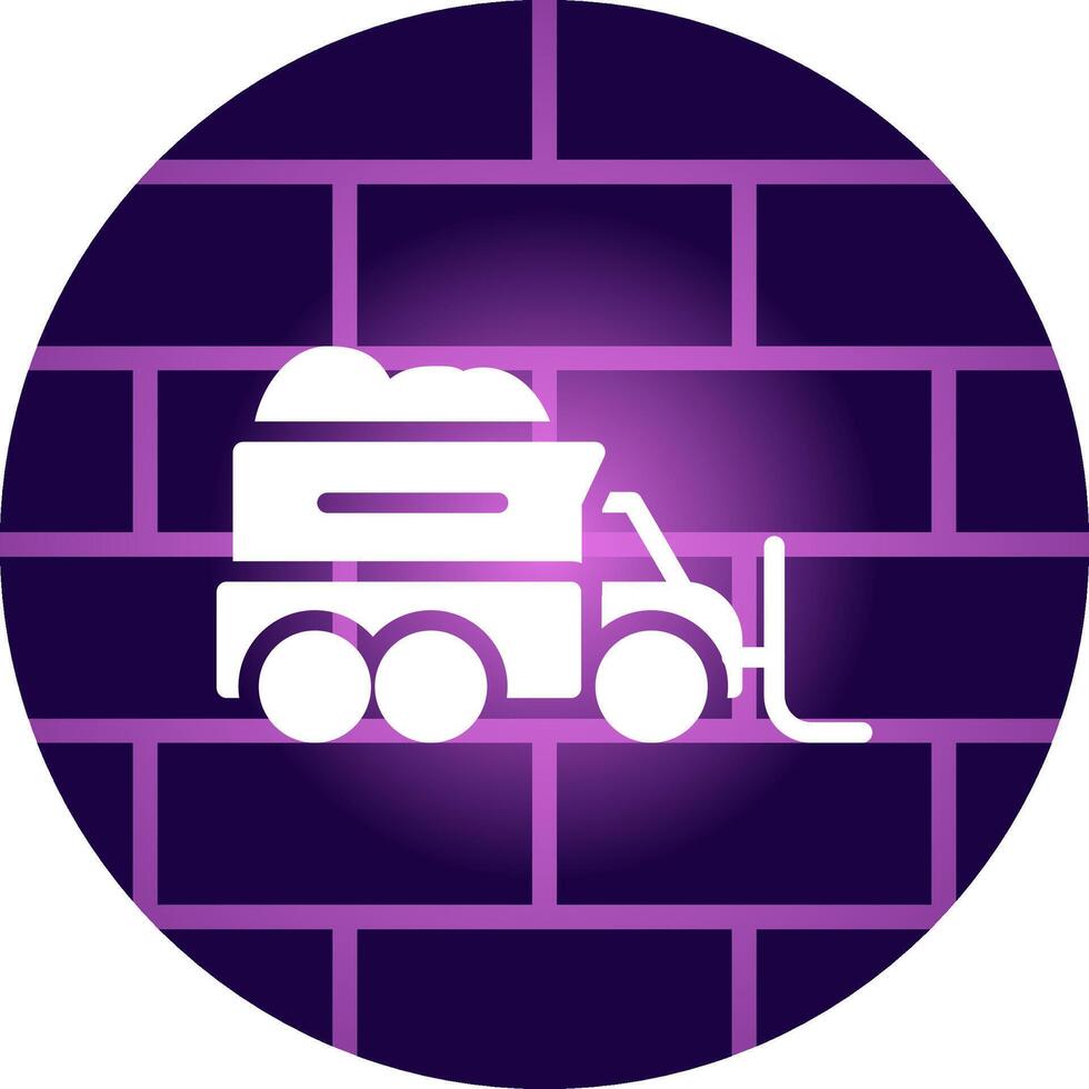 Snowplow Creative Icon Design vector