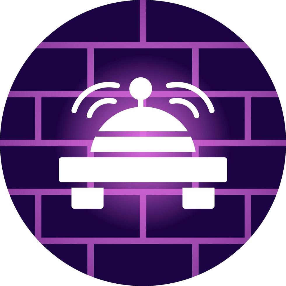Reception Bell Creative Icon Design vector