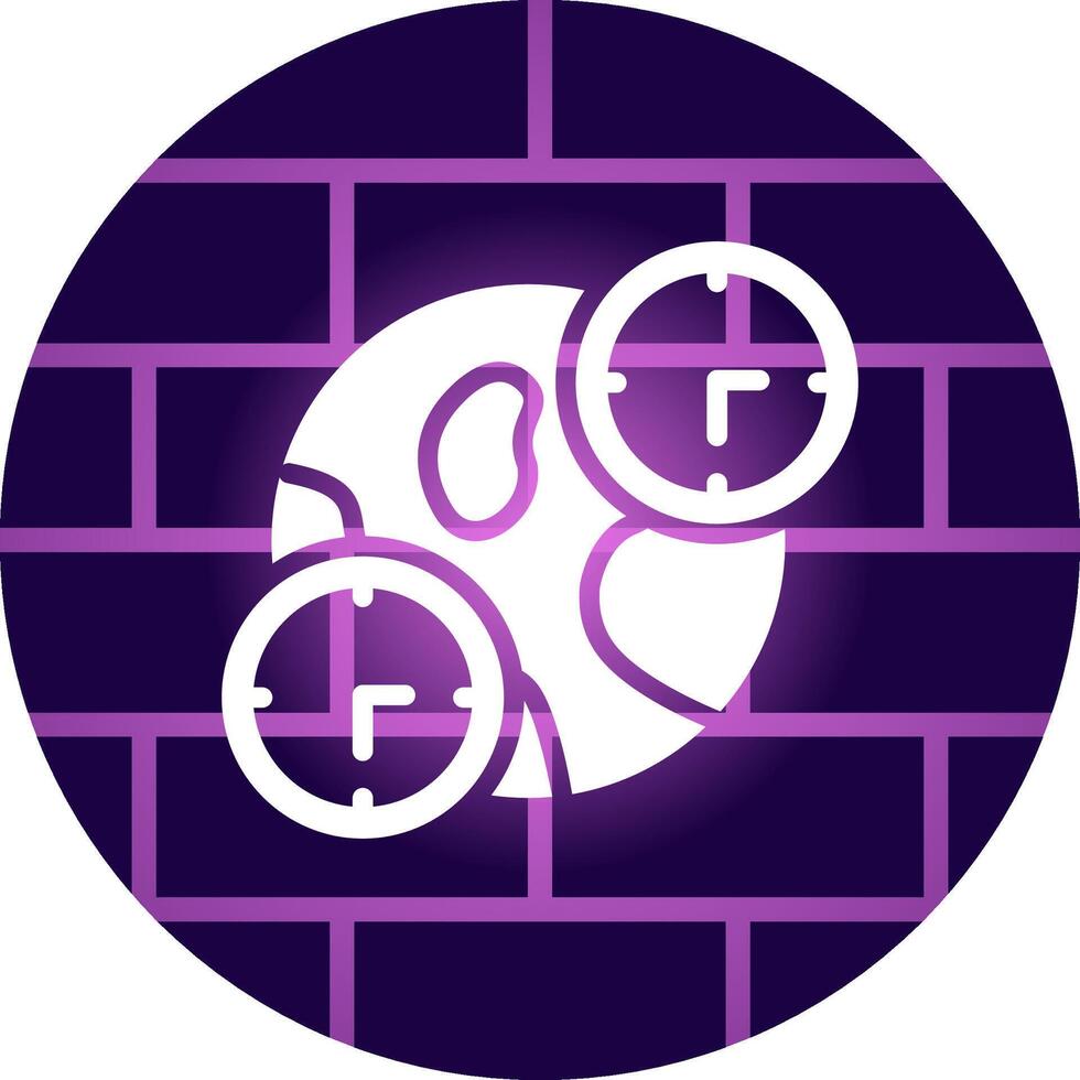 Jet Lag Creative Icon Design vector