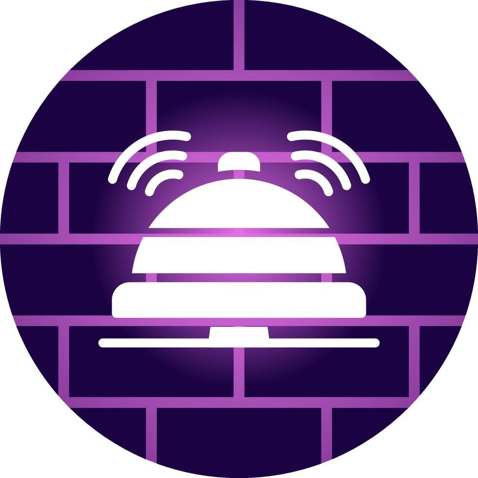 Reception Bell Creative Icon Design vector