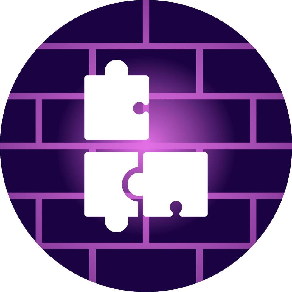 Puzzle Creative Icon Design vector