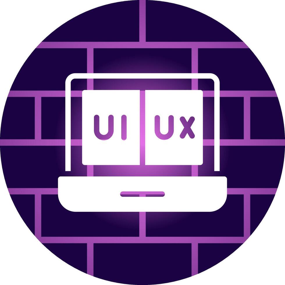 ui ux creativo icono diseño vector