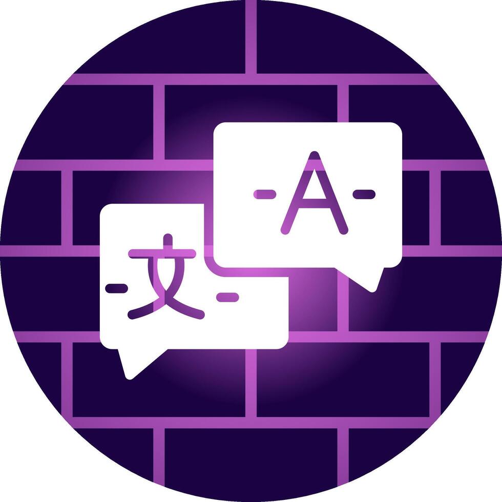 Language Creative Icon Design vector