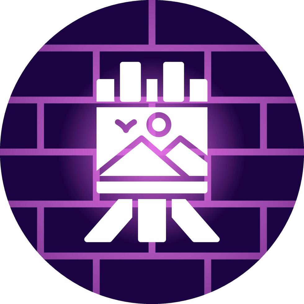 Canvas Creative Icon Design vector
