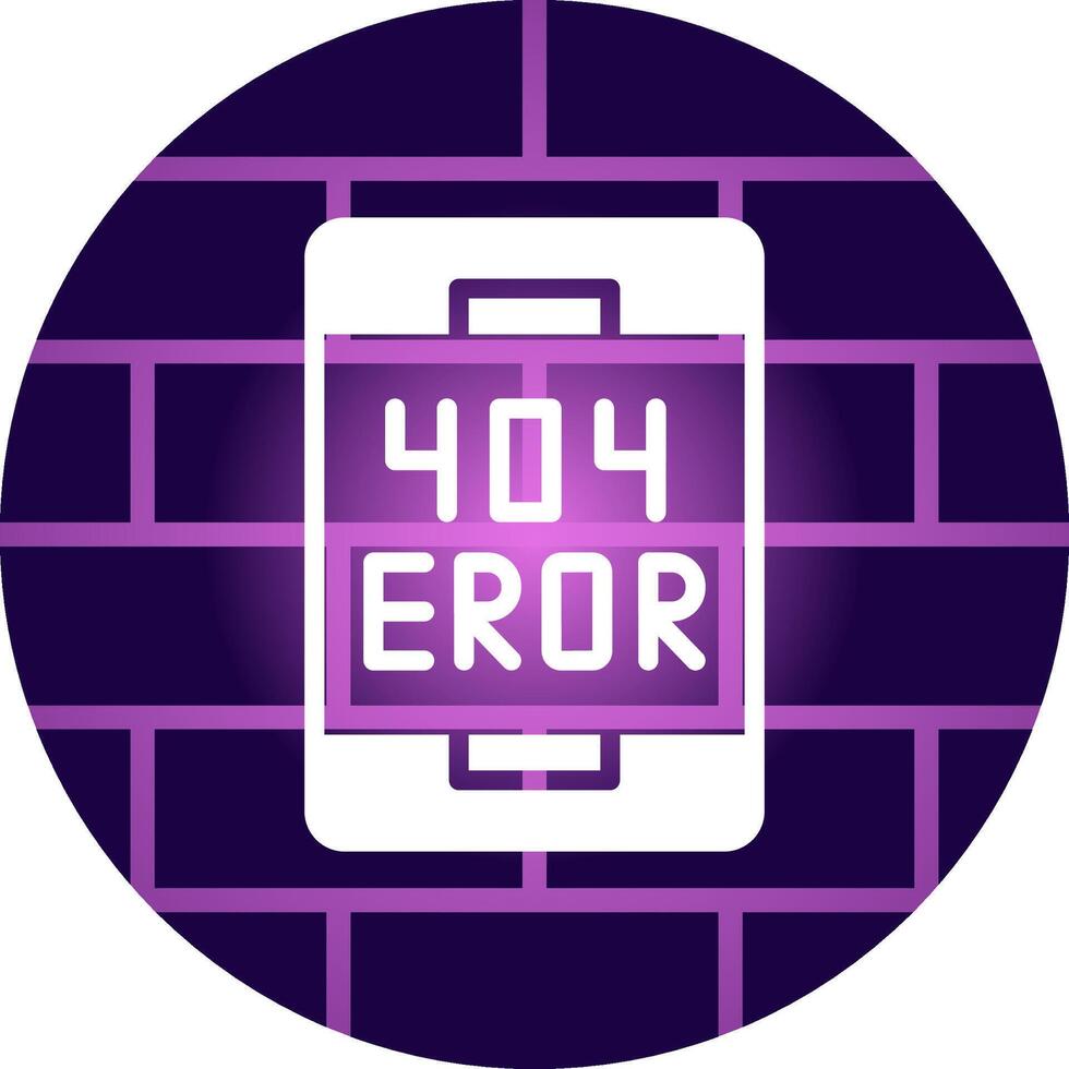 Error Creative Icon Design vector
